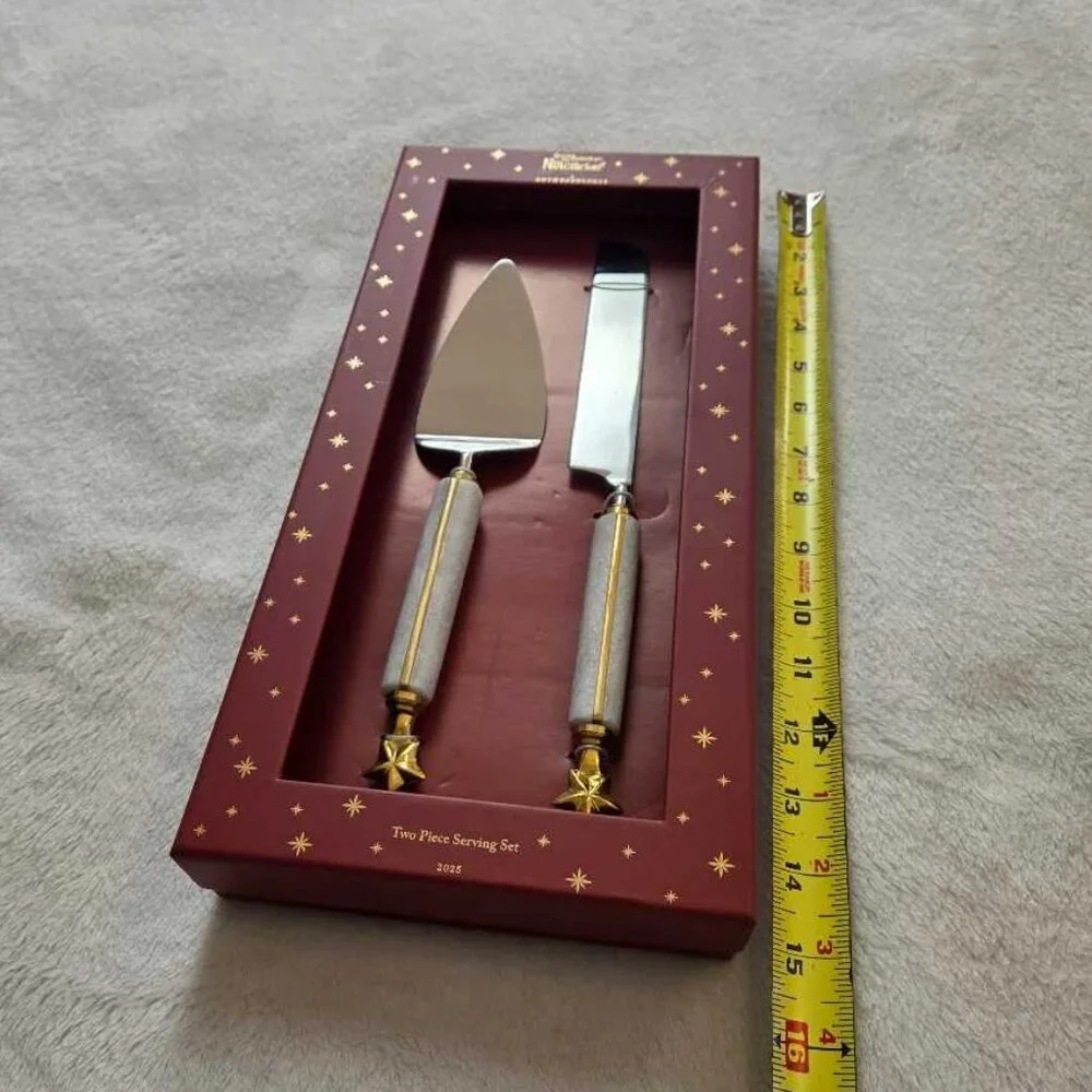 New Anthropologie x New York City Ballet marble cake serve set The Nutcracker